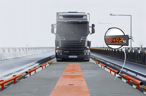 מאזני גשר עם תמונה של מסך